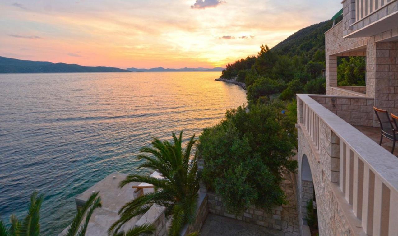 Beach Villa Ratac Slano Bagian luar foto
