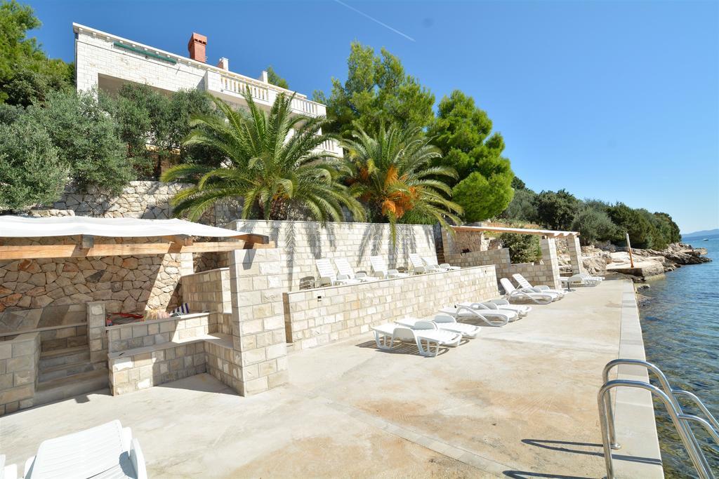 Beach Villa Ratac Slano Bagian luar foto