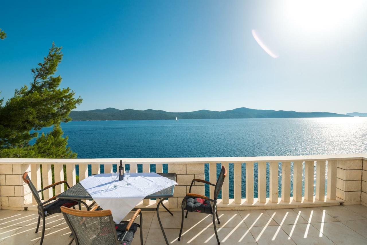Beach Villa Ratac Slano Bagian luar foto