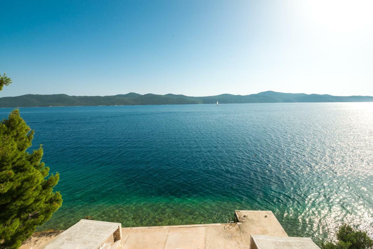 Beach Villa Ratac Slano Bagian luar foto