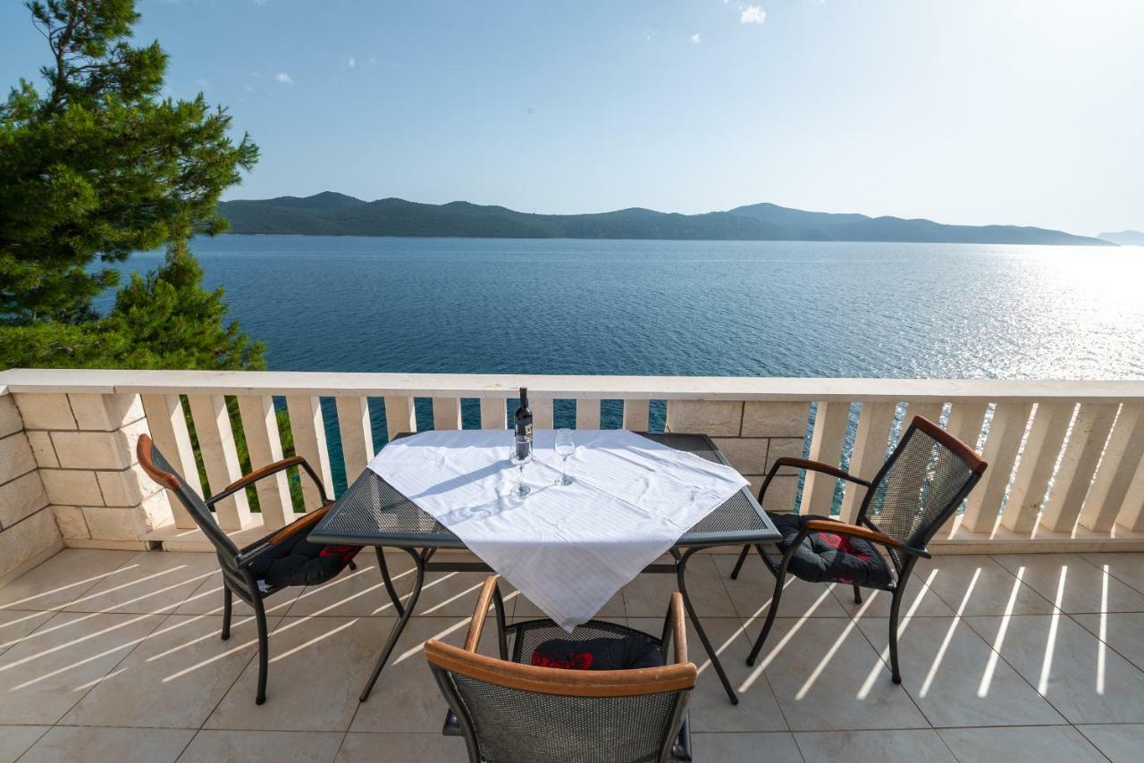 Beach Villa Ratac Slano Bagian luar foto