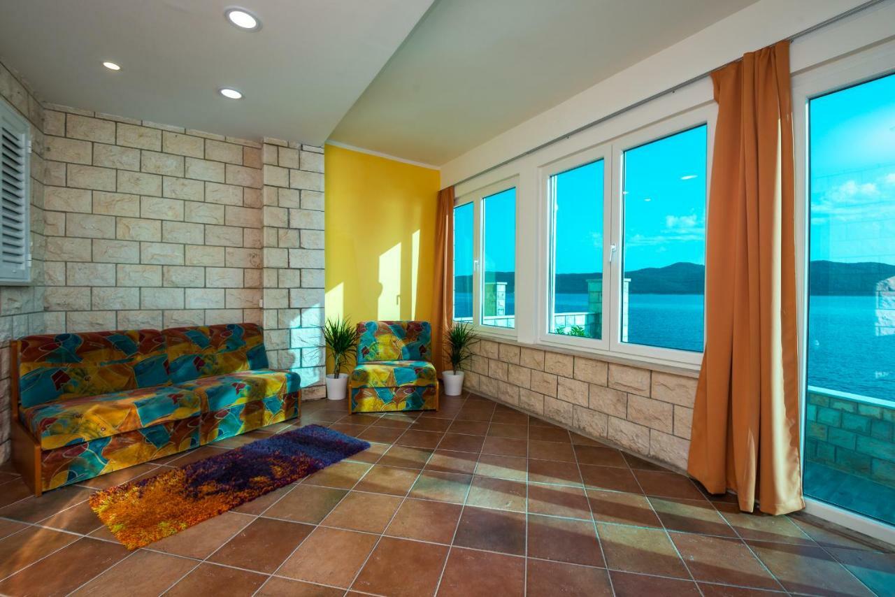 Beach Villa Ratac Slano Bagian luar foto