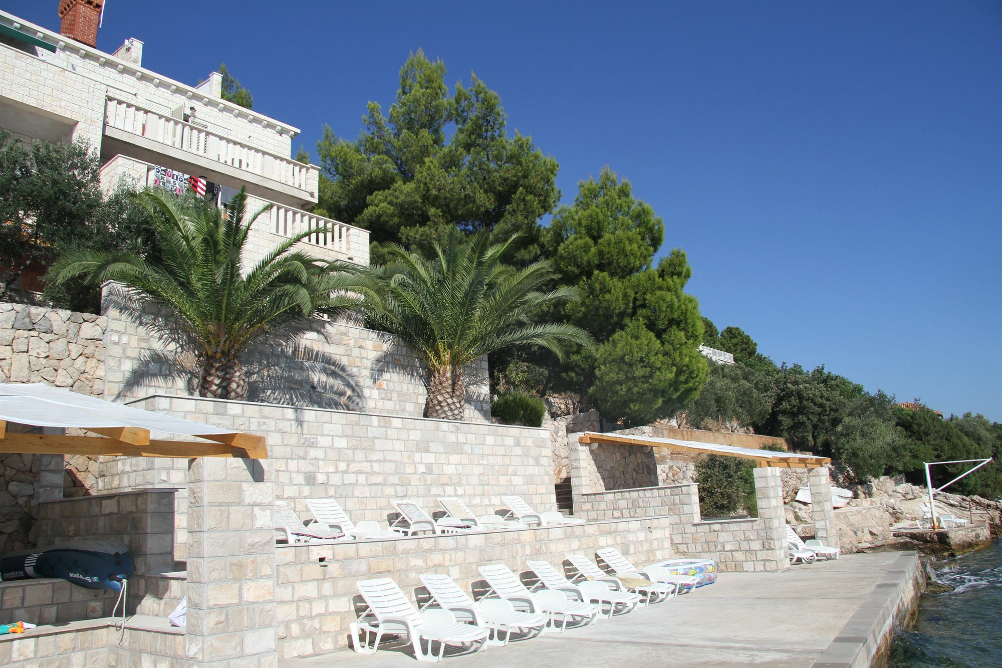 Beach Villa Ratac Slano Bagian luar foto