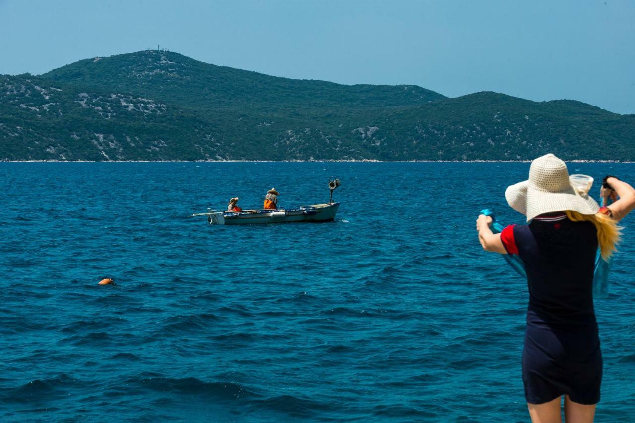 Beach Villa Ratac Slano Bagian luar foto