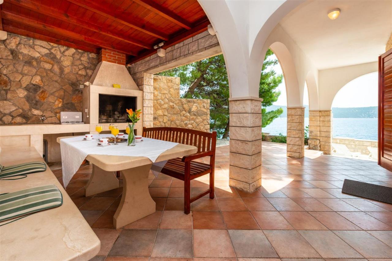 Beach Villa Ratac Slano Bagian luar foto