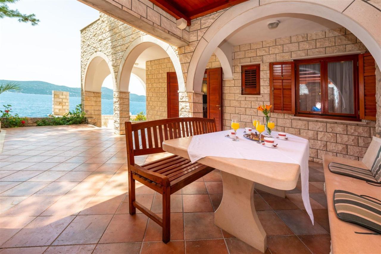 Beach Villa Ratac Slano Bagian luar foto